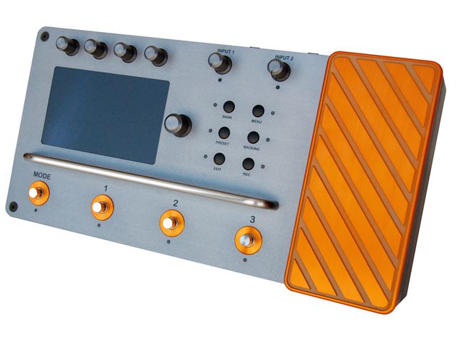 blank The V-Pedal is a stomp box with a difference.